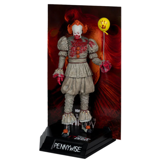 Pennywise (Bloody) Movie Maniacs Figure - IT: Welcome to Derry