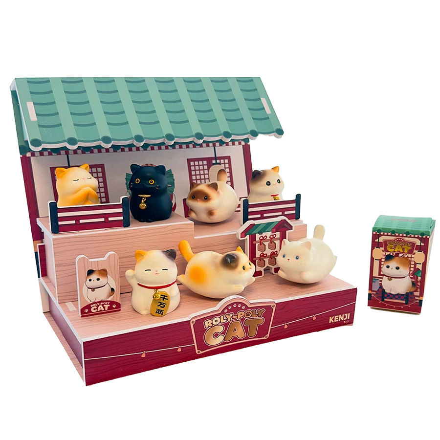 Tomi Roly-poly Cat Figurine