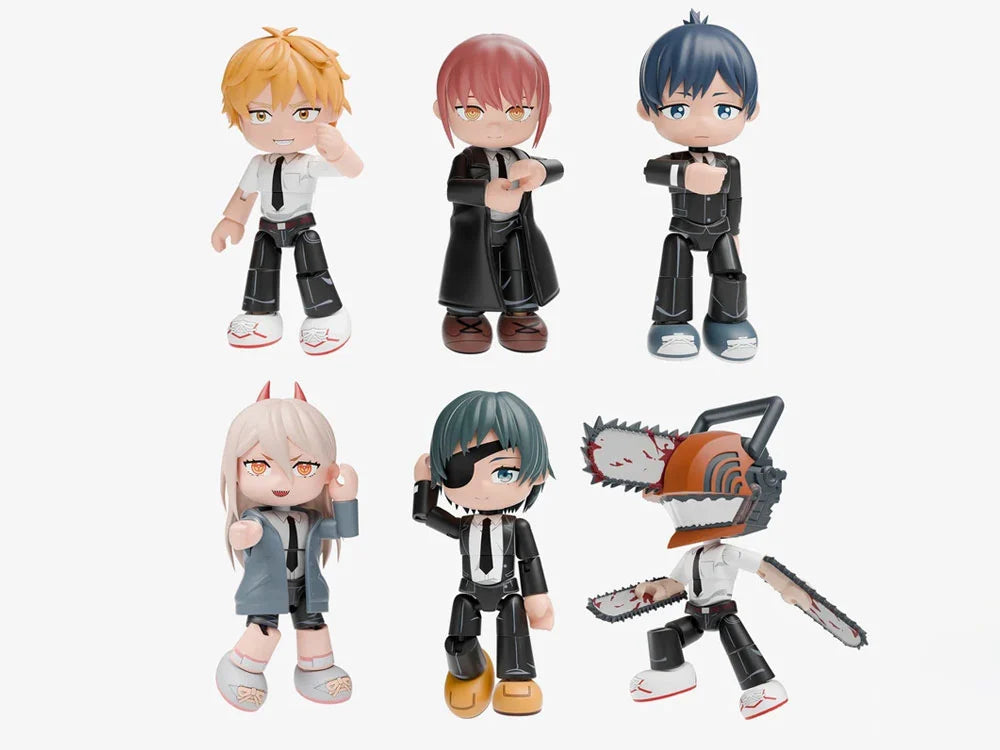 Chainsaw Man Flexi Figs Demon Hunter Squad