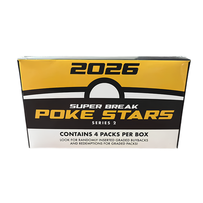 Pokemon 2026 Super Break Poke Stars Series 2 Box