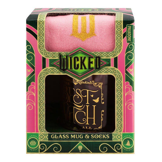 Wicked Glass Mug and Socks Glinda