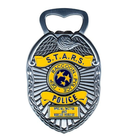 Resident Evil Stars Badge Bottle Opener