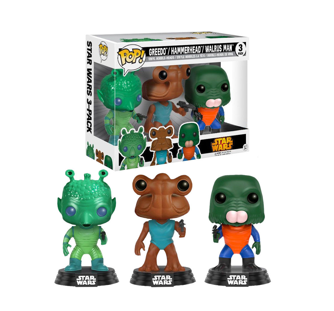 POP: Star Wars: Greedo, Hammerhead, Walrus Man