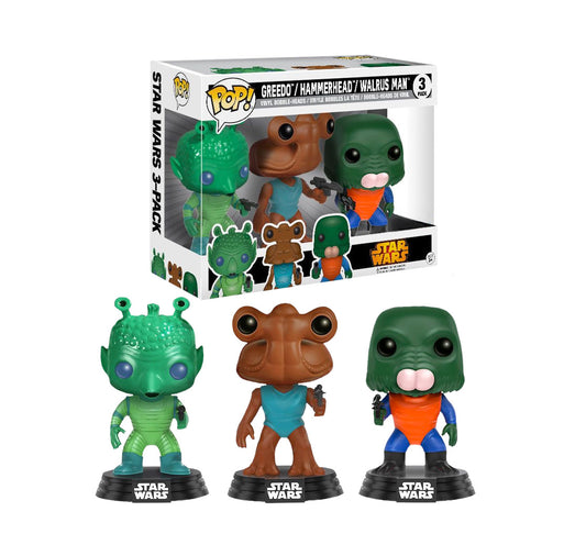 POP: Star Wars: Greedo, Hammerhead, Walrus Man