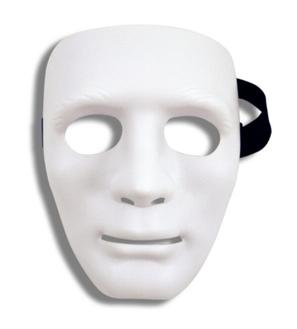 Deluxe White Robot Mask