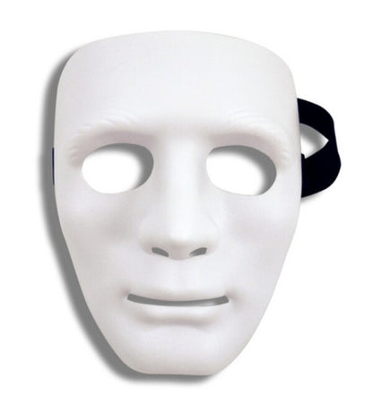 Deluxe White Robot Mask