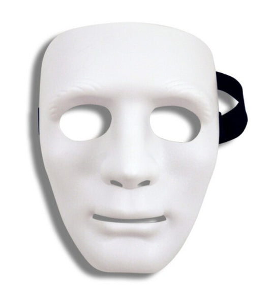 Deluxe White Robot Mask