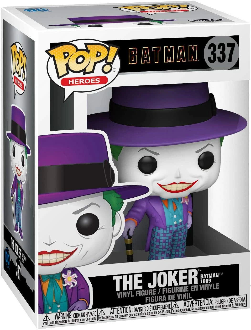 POP! Heroes: Batman 1989 - Joker with Hat #337