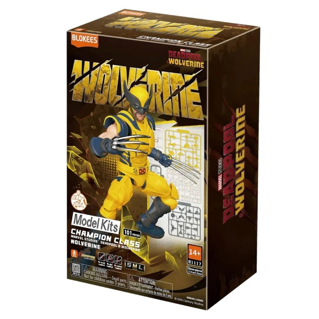 Wolverine Blokees Marvel Champion Class 05 Model Kit (Deadpool & Wolverine)