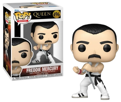 POP! Rocks: Queen - Freddie Mercury (White Singlet)