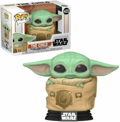 POP Star Wars: The Mandalorian- Child w/ Bag 405