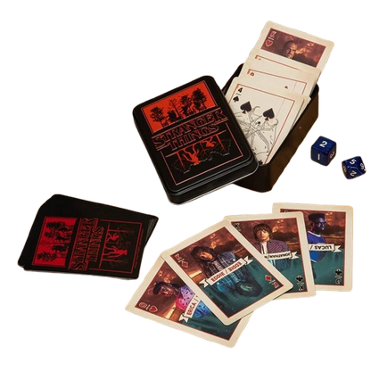 Stranger Things 5 Playing Cards in a Tin