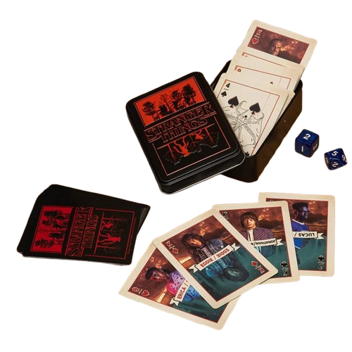 Stranger Things 5 Playing Cards in a Tin