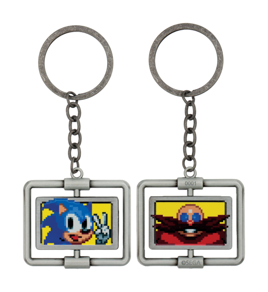 Sonic The Hedgehog Limited Edition Spinning Keyrin