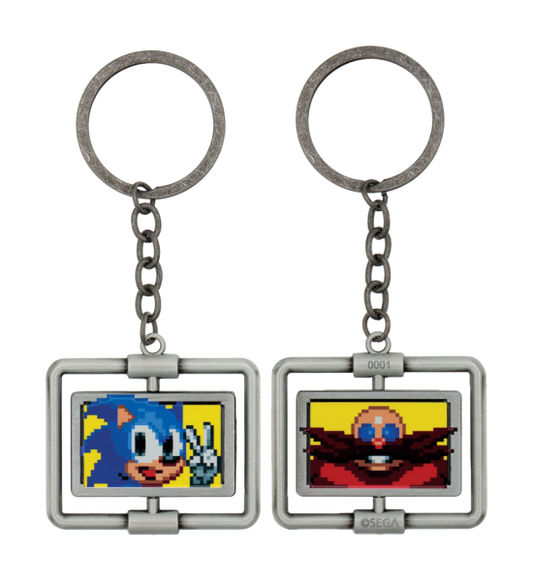 Sonic The Hedgehog Limited Edition Spinning Keyrin
