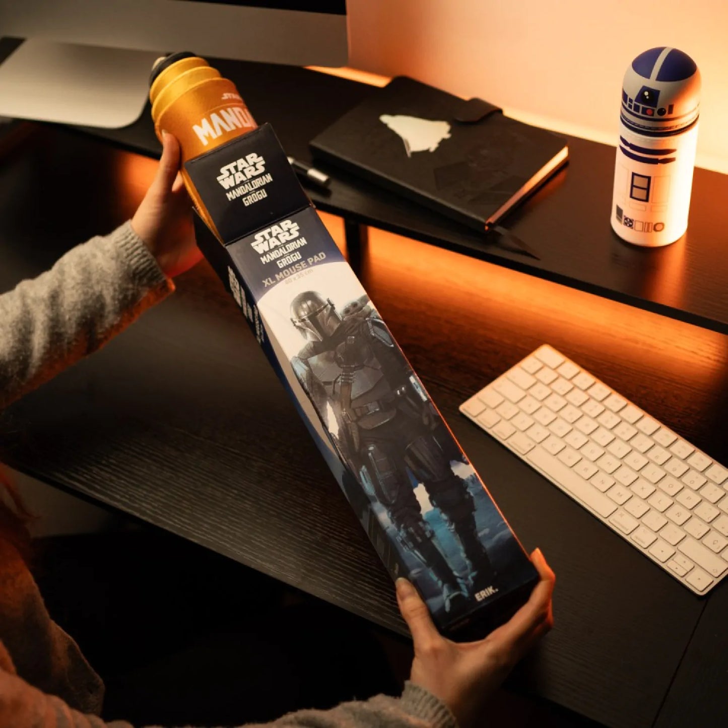 The Mandalorian & Grogu XL Mouse Pad
