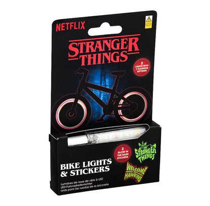 Stranger Things 5 LED Bike Lights and Stickers