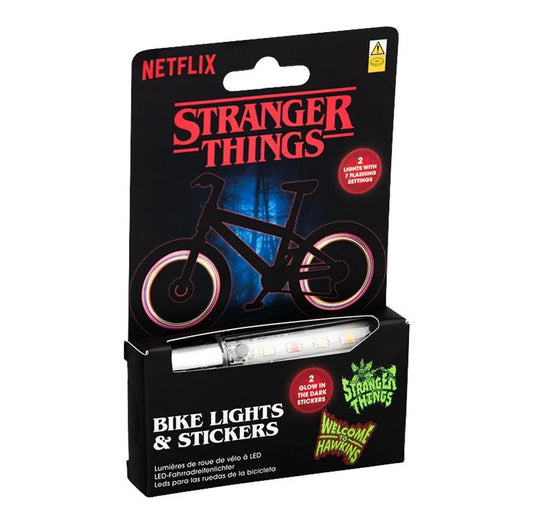 Stranger Things 5 LED Bike Lights and Stickers