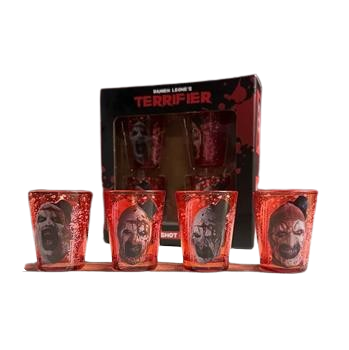 Terrifier 4 Pack Shot Glasses