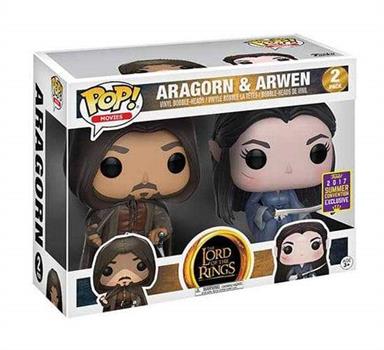 POP: 2PK: LOTR: Aragorn & Arwen SDCC 2017