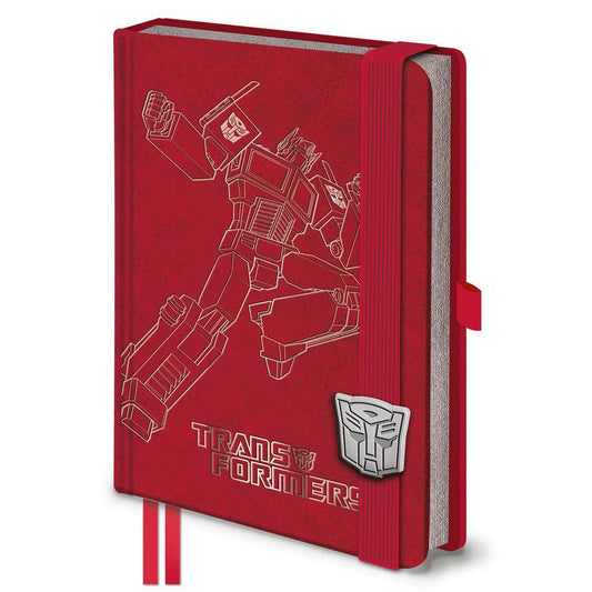 Transformers Optimus Prime Luxe Pen Slider A5 Notebook