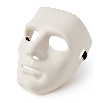 Deluxe White Robot Mask