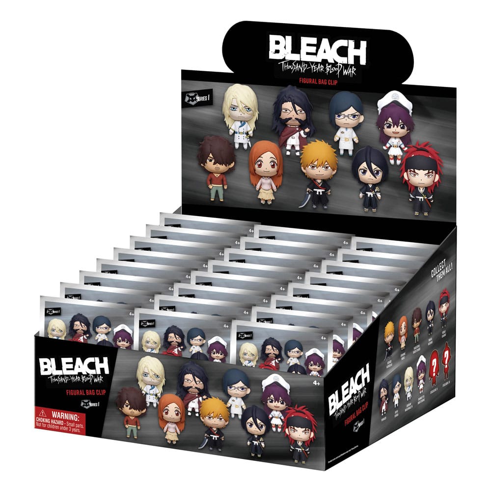 Bleach 3D PVC Bag Clips Series 1