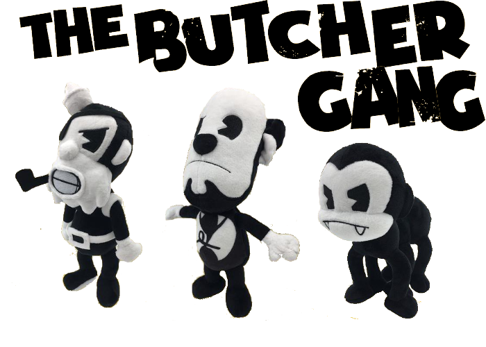 bendy plush butcher gang