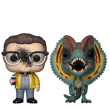 POP: Jurassic Park: Dennis & Dilophposaurus 2pk
