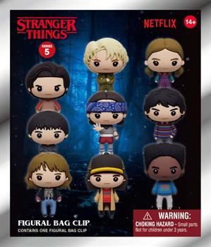 Stranger Things Series 5 Bag Clips