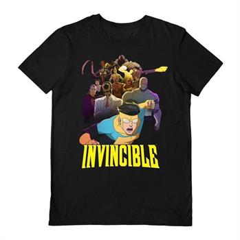 Invincible (Montage) Black Shirt (L)