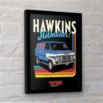 Stranger Things (WSQK 95.5 FM) Collectors Print