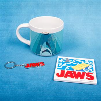 JAWS Mug, Coaster & Keyring Set