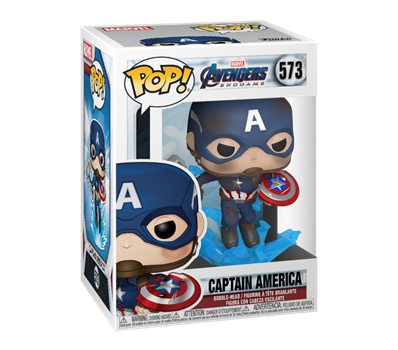 POP Marvel: Endgame - Capt A w/Broken Shield & Mjo