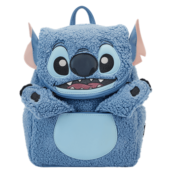 Loungefly: Stitch Plush Pocket Mini Backpack