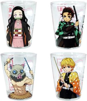 Demon Slayer Shot Glasses 4-Pack Group