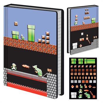 Super Mario Bros Level Builder Magentic Notebook