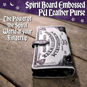 White Spirit Board Embossed Purse