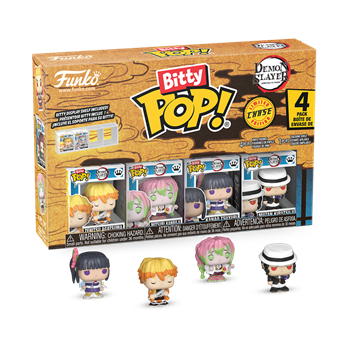 Bitty POP 4pk: Demon Slayer - Zenitsu