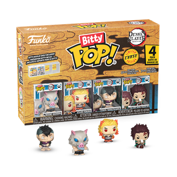 Bitty POP 4pk: Demon Slayer - Inosuke