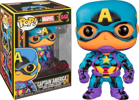 POP Marvel: Black Light- Captain America