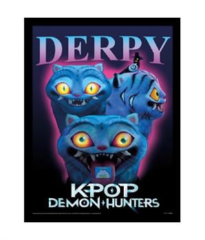 K-Pop Demon Hunters (Derpy) Framed Print