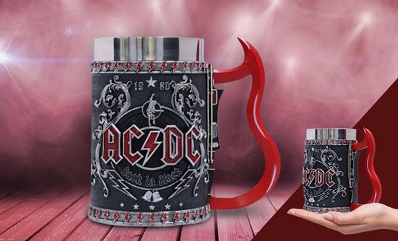 ACDC Back In Black Tankard