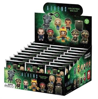 Alien 3D PVC Bag Clip Series 3