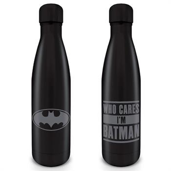 Batman Who Cares I'm a Batman Metal Drinks Bottle