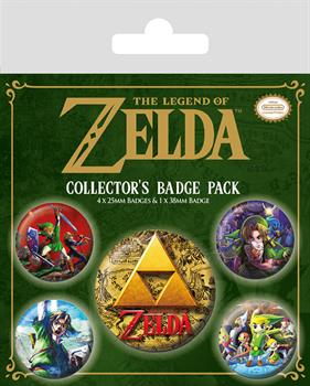 Zelda Collectors Badge Pack