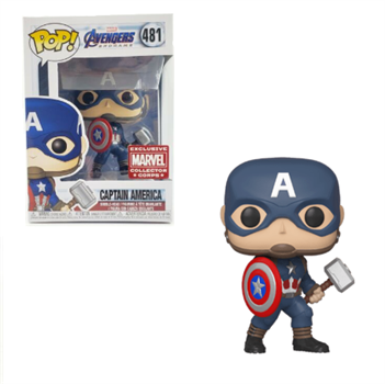 POP: Avengers Endgame: Captain America w/Mjolnir