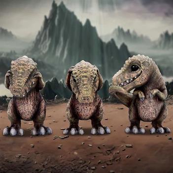 Three Wise Tyrannosaurus Rex
