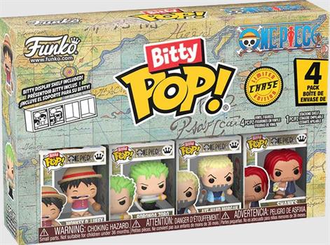 Bitty POP: One Piece - Luffy 4pk