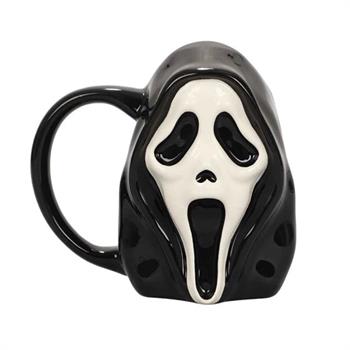 Ghost Face 16oz Scuplted Ceramic Mug